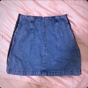 Topshop Mini Jean Skirt